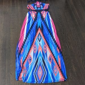 Maxi dress halter  size small